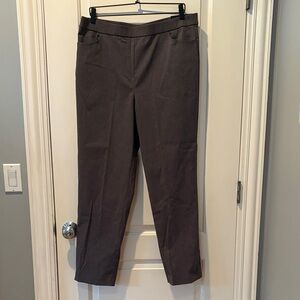Alfred Dunner Allure Gray Dress Pants